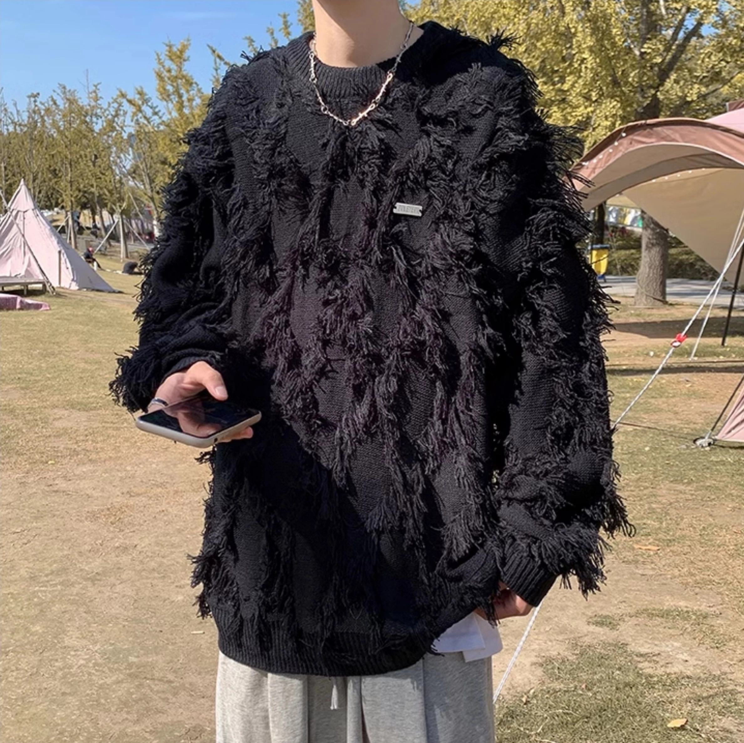 【韓国発】Cozy and fluffy henley neck knit 韓国発】Cozy and fluffy henley neck knit PACT Women's Luxe