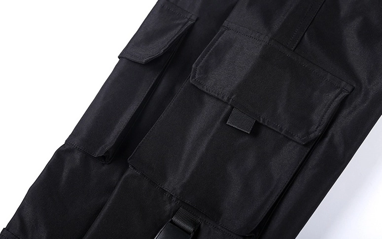 ★ MISEKI SEOUL★ Line pocket cargo pants BLACK MSK251PT03B Pocket pintuck wide pants BLACK - Miseki seoul | 60% - Asian