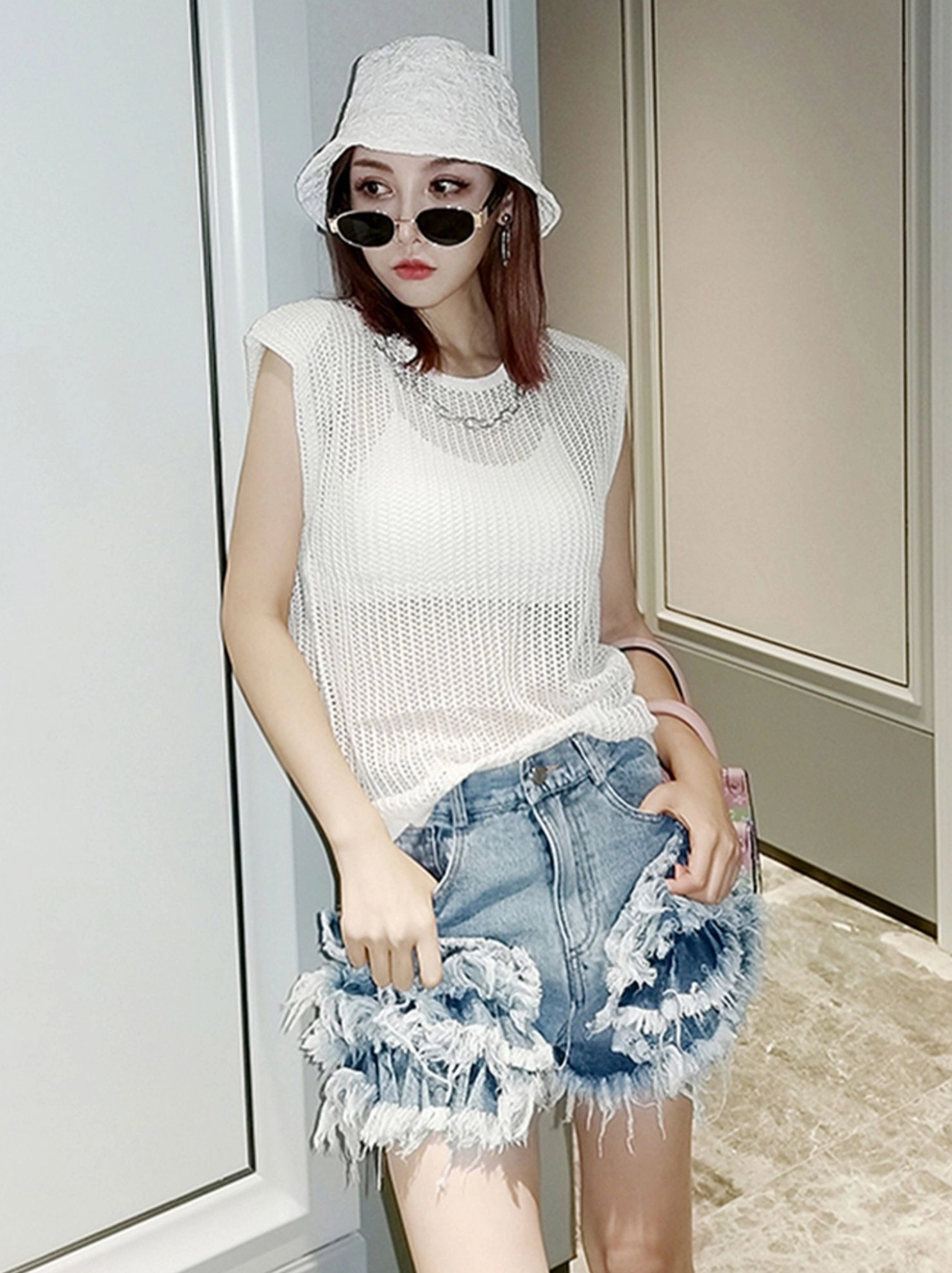 【WOOHWA】QUER FRILL STRAP SHORT SK Amazon.com: zqajuxg Girls Flowy Shorts with Spandex Liner,2