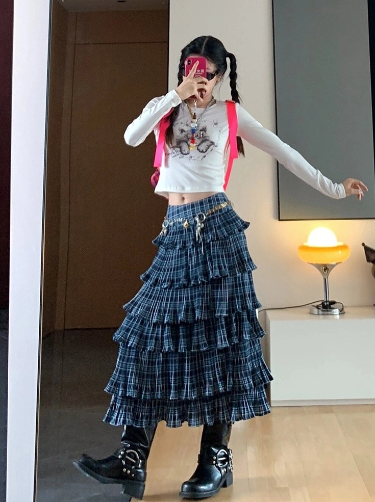 midi skirt top