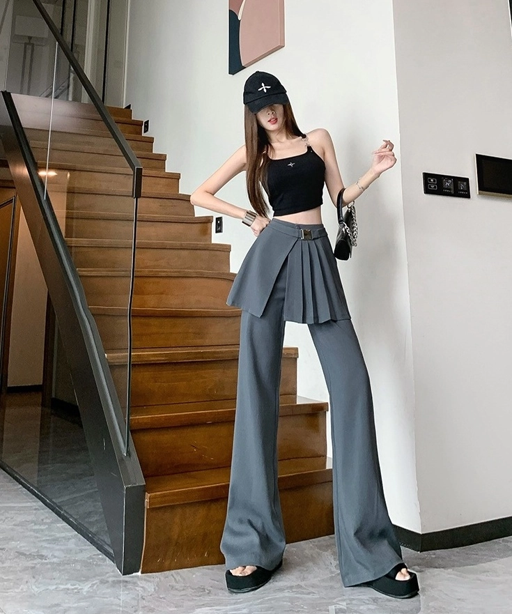 【YOURNUS】Kido Layered Skirt Pants YOURNUS】Kido Layered Skirt Pants
