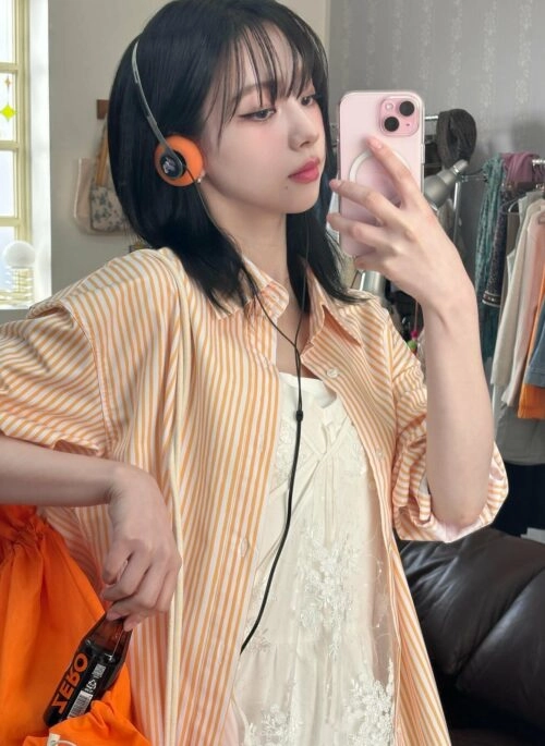 ★AESPA ニンニン着用★NOT YOUR ROSE Yui cardigan set 3colors Pink Rose Top And Cardigan Set | Karina - Aespa - Fashion Chingu