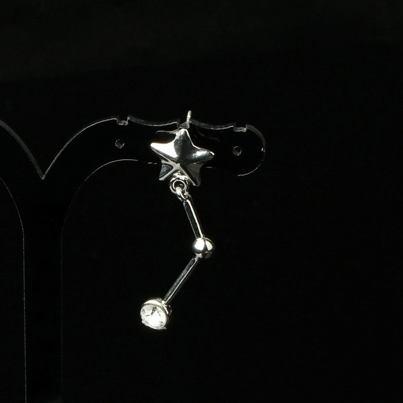 [haesool] ソヒョンジン着用☆925Silver☆GME12 Earring Silver Star Dangle Earring | Hyunjin - Stray Kids - Fashion