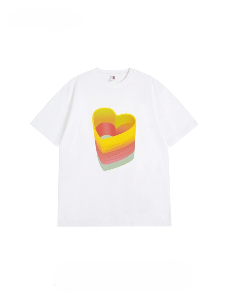 White Heart Spring T-Shirt | Jin - BTS - Fashion Chingu