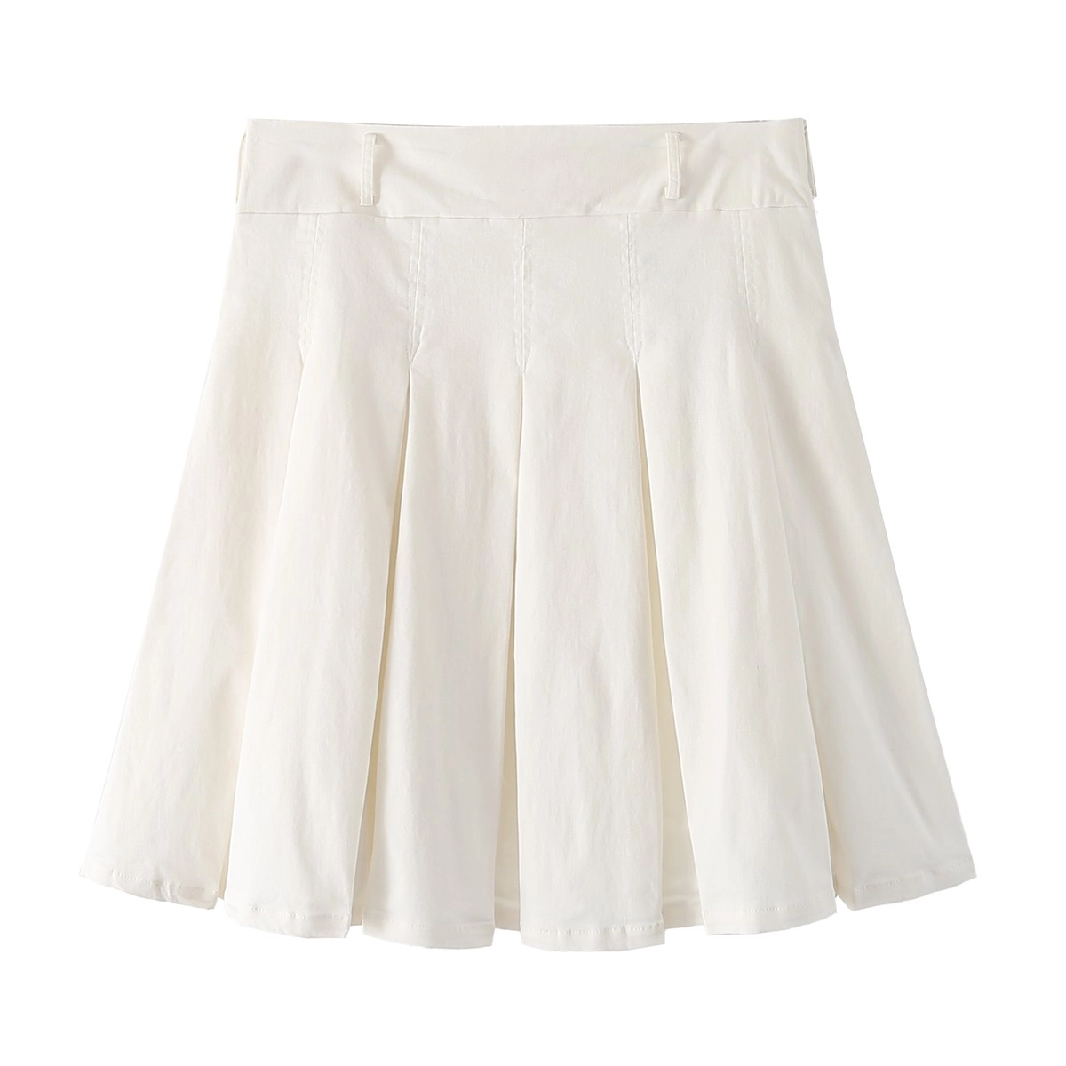 【THE MOZZ】Milky Pleated Skirt DSC02719_6e2c1ca7-9d32-4957-