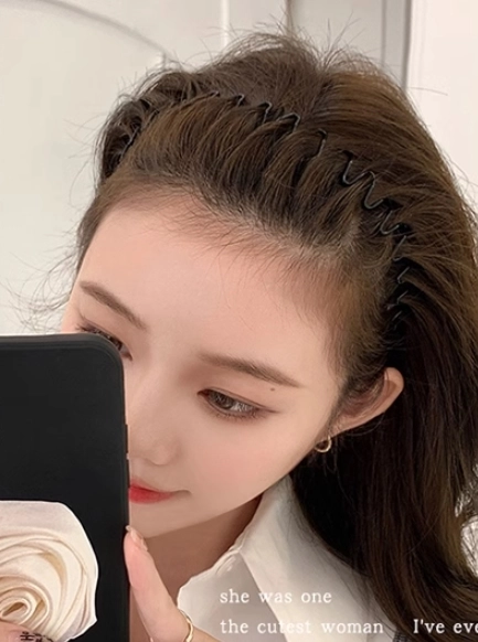 Black Zigzag Wire Headband | Hyunjin - Stray Kids - Fashion