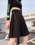【hug your skin】25ss Pleats skirt belt MUSINSA | HUG YOUR SKIN Pleated Skirt Belt (Black)