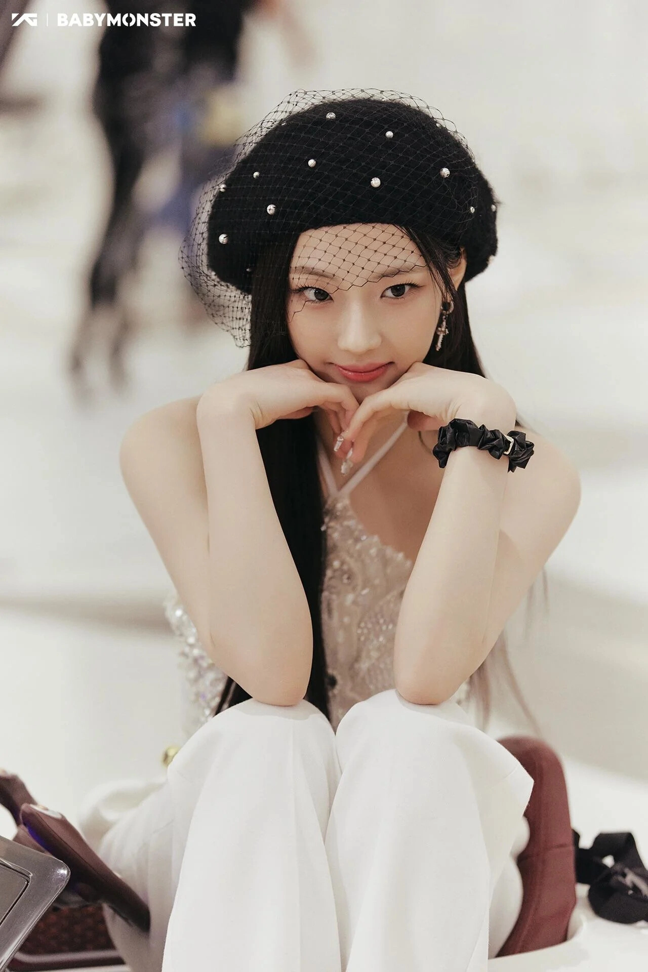 帽子 Bibiy. MONIQUE BERET Monique Beret/158cm/착용 크기 f｜Bibiy.