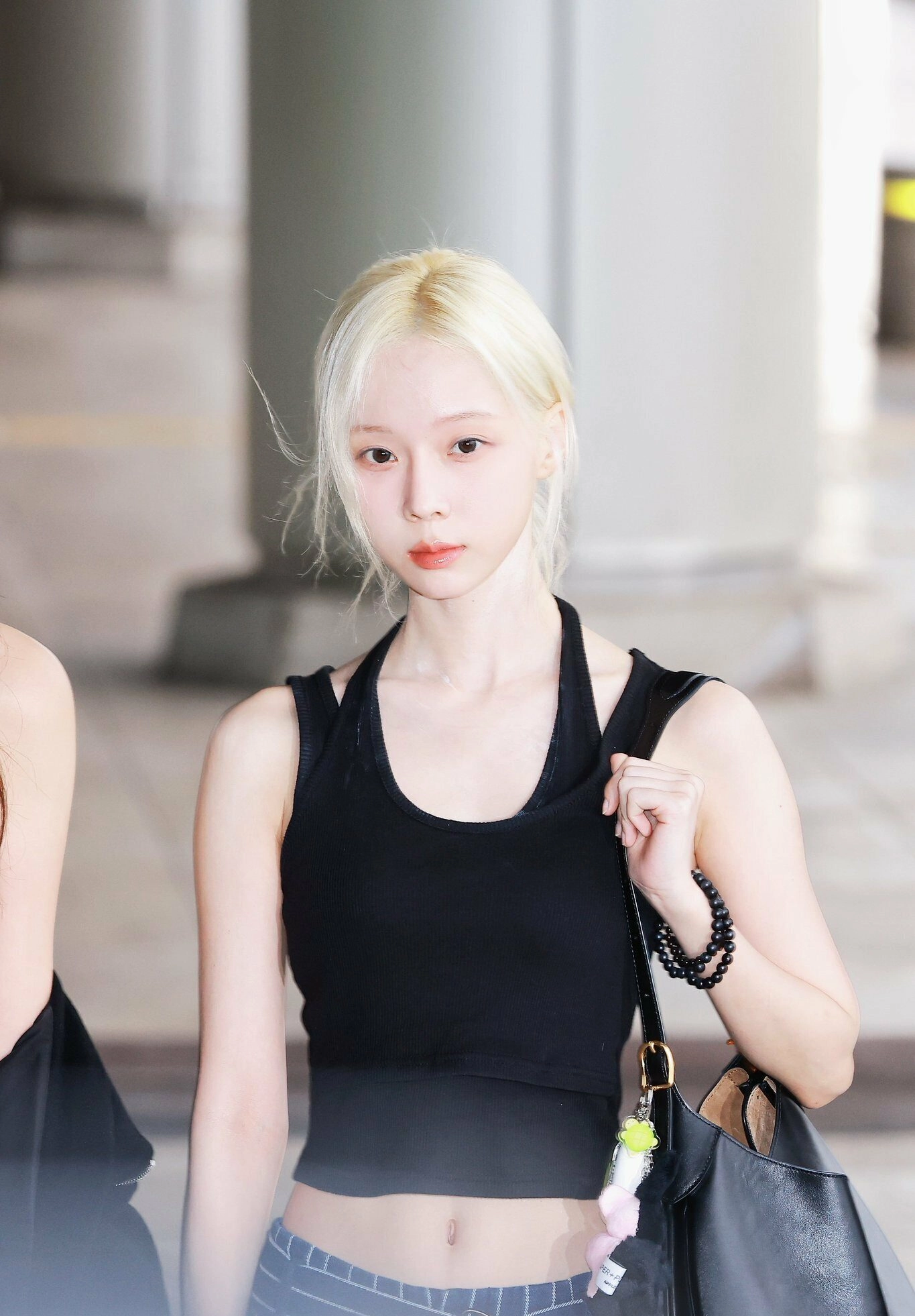 Black Two-Piece Illusion Top | Winter - Aespa - Fashion Chingu