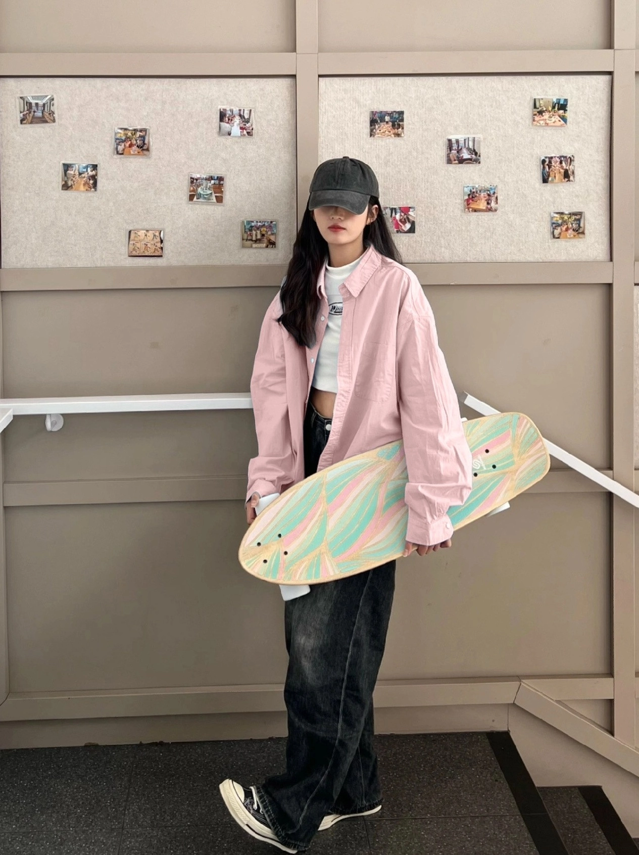Pink Button Up Shirt | J - STAYC - Fashion Chingu