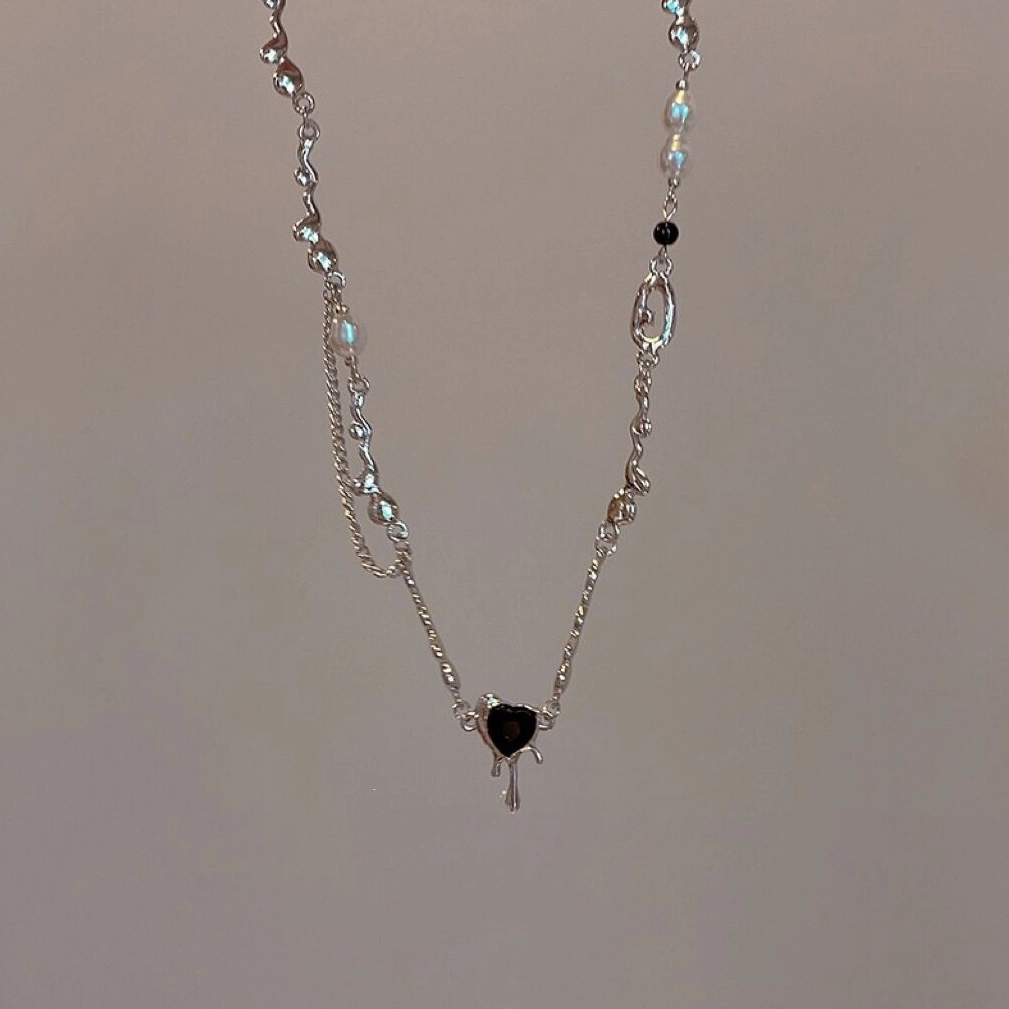 AESPAカリナ☆【Sentiments】☆NECKLACE HEART PENDANT 2SE.T AESPAカリナ☆【Sentiments】☆NECKLACE HEART PENDANT 2SE.T