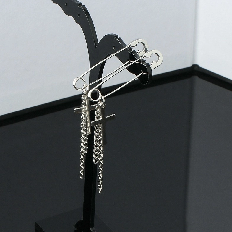 アクセサリー ribbon pin earring short SILVER925 925 Sterling Silver Ribbon Bow Stud Earrings, Bow Earrings