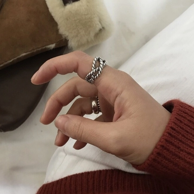 Silver Triple Braid Ring | Jimin - BTS - Fashion Chingu