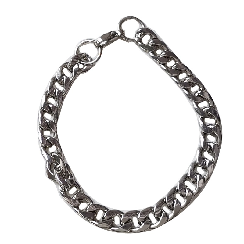 Thick Silver Metal Chain Bracelet | Jungkook - BTS - Fashion