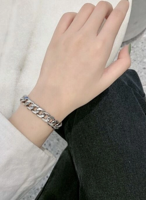 Silver O-Chain Bracelet | Jungkook - BTS - Fashion Chingu