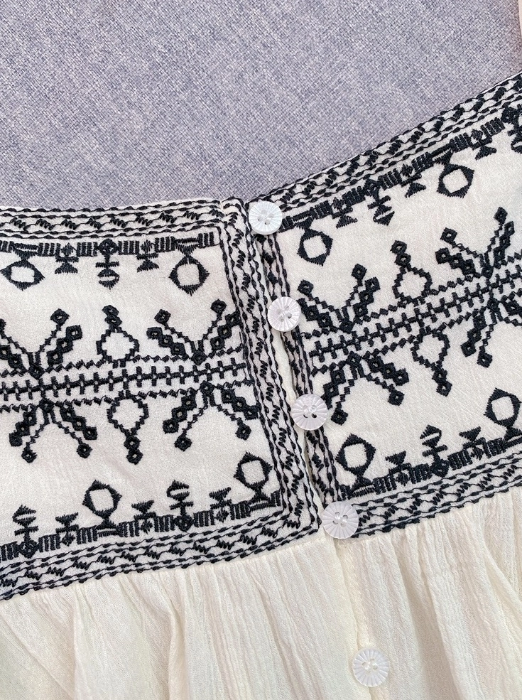 White Boho Style Sling Top | Wendy - Red Velvet - Fashion Chingu