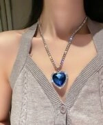 関送込 OHTNYC TRANSPARENT HEART CHARM NECKLACE IVE REI着用 TRANSPARENT HEART CHARM NECKLACE – OHTNYC