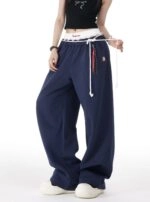 【attends.】 BLACKPINK ジェニー着用★Navy Basic Sweat pants blackpink ジェニ着用 attends スウェットパンツ ネイビー