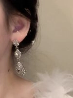 【threetimes】韓国の人気 ☆ Dew drop earring ピアス threetimes】韓国の人気 ☆ Dew drop earring ピアス threetimes