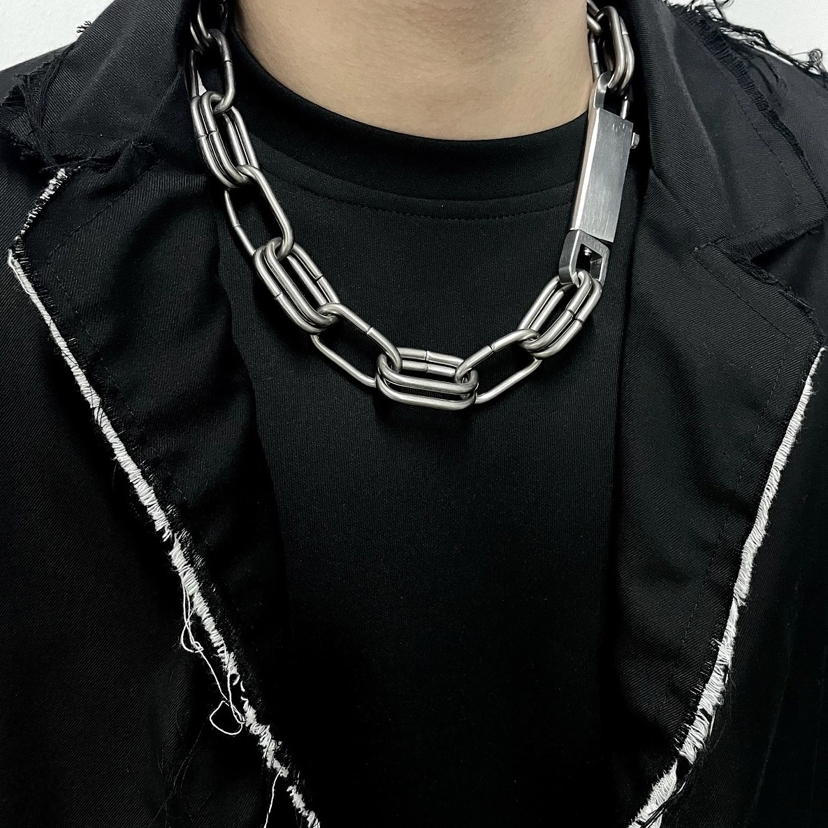 [HARANG] ★BTS 着用★HR 65N_Triple Silver Ring Necklace HARANG] ☆BTS 着用☆HR 65N_Triple Silver Ring Necklace