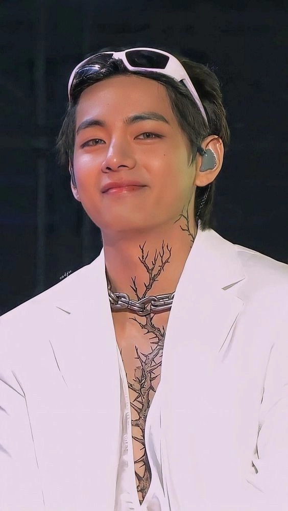Silver Double Link Chain Choker Necklace | Taehyung - BTS
