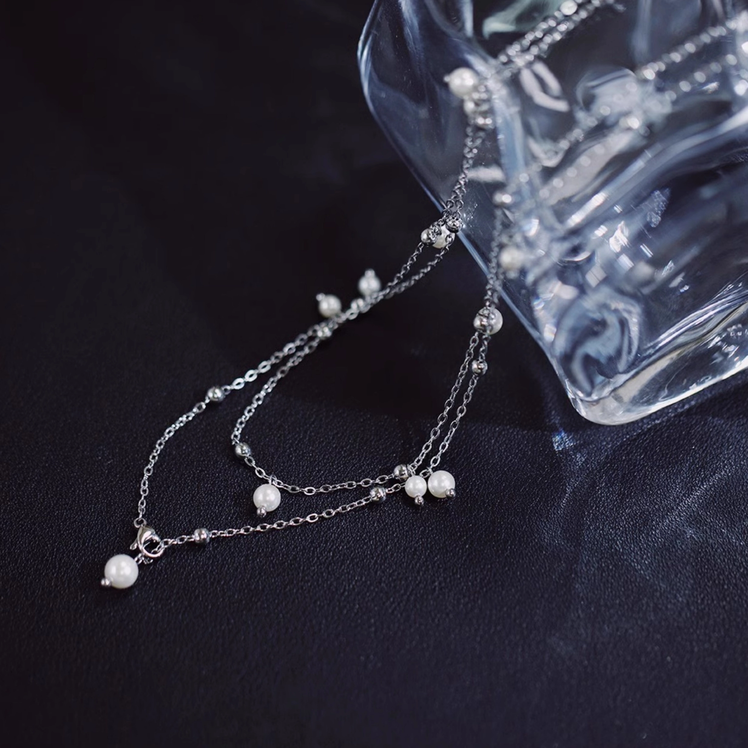 [HAESOOL] TWICEジヒョ着用☆925 Silver☆MB1338 Necklace Real 925 Sterling Silver Hand Of God Hamsa Iced Hip Hop
