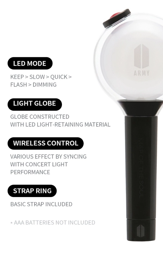 K-POP/アジア BTS OFFICIAL LIGHT STICK MAP OF THE SOUL Amazon.com: DREAMUS BTS Official Lightstick Map of The Soul