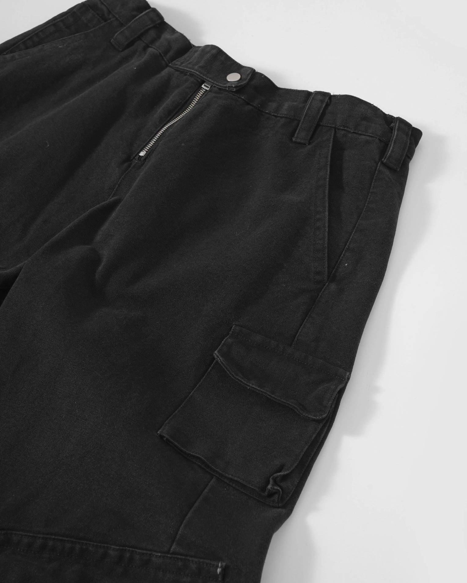 Black Adjustable Strap Cargo Pants | Jimin - BTS - Fashion