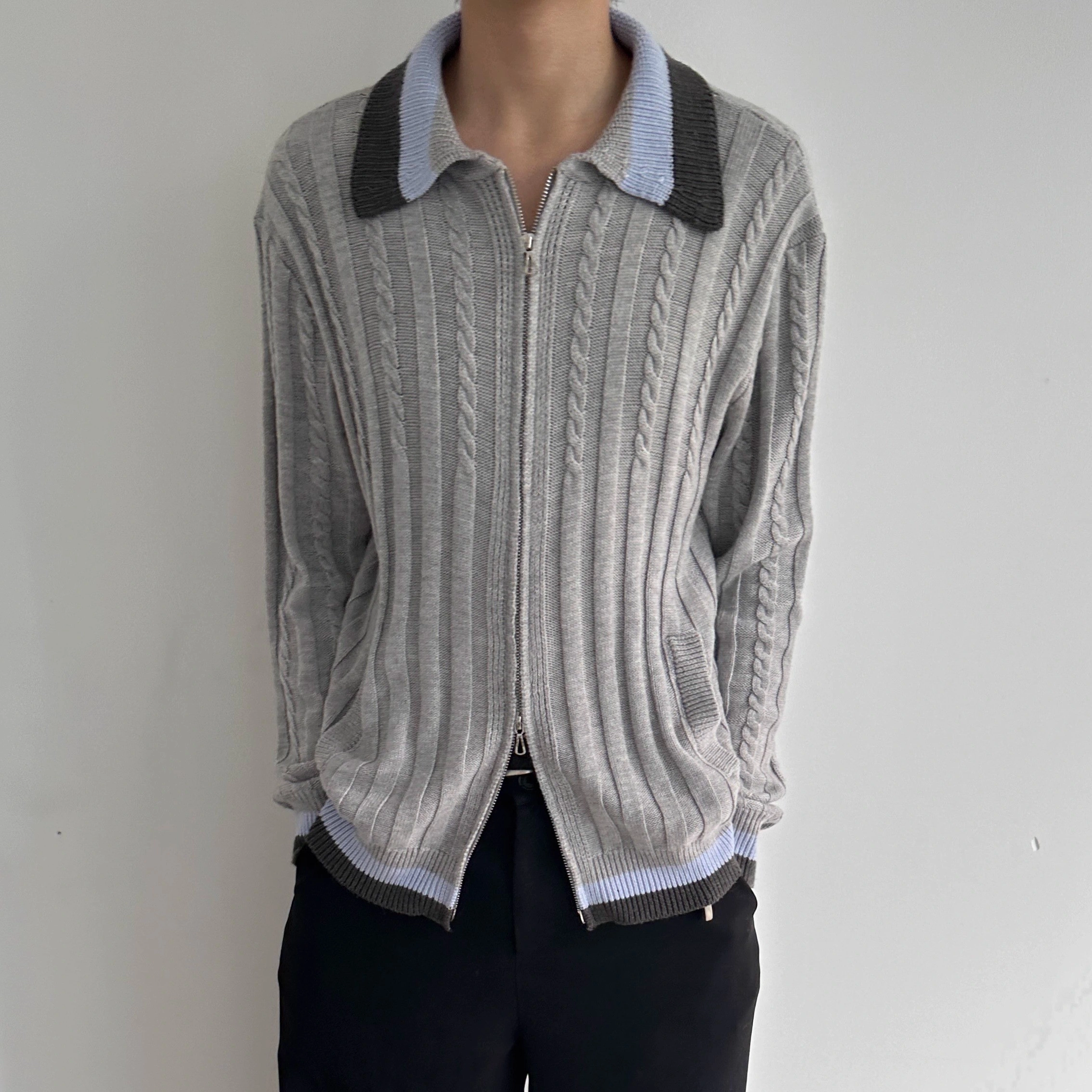 トップス FengChenWang JUMPERwithPANELCARDIGAN FENG CHEN WANG JUMPER WITH CARDIGAN PANELS – 082plus