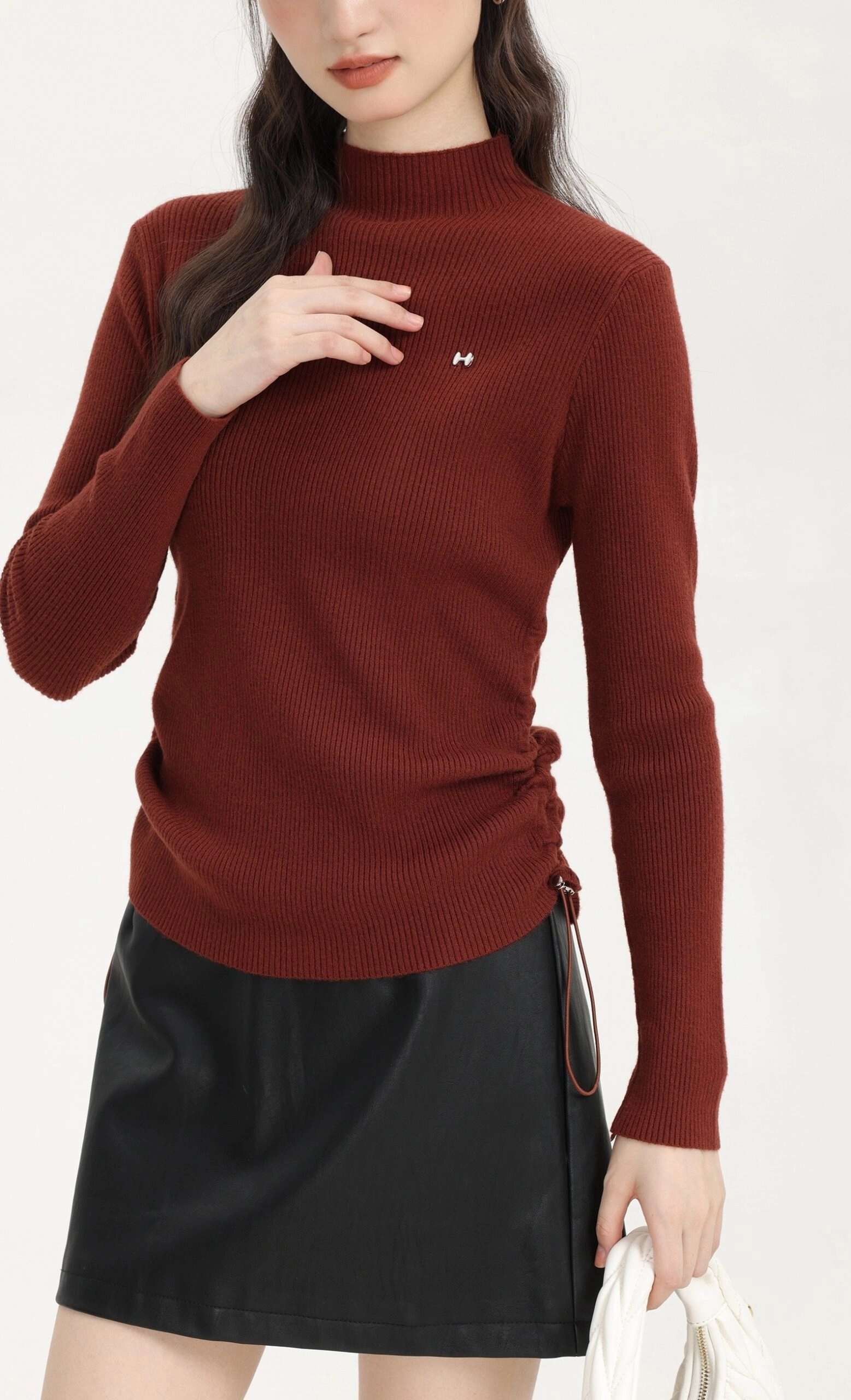 SEMICOUTURE 売れ筋商品|||セミクチュール ニット&セーター アウター レディース Turtlenecks Red Red Turtleneck Knitwear Sweater Online Shopping | OXXOSHOP