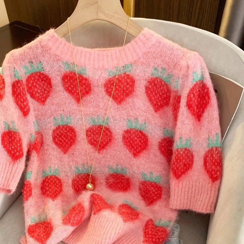 トップス andmary Lisa knit set up black ANDMARY】Lisa knit set up