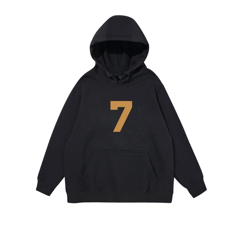 Red No. 7 Print Hoodie | Hoshi - Seventeen - Fashion Chingu