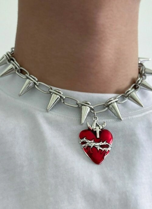☆(G)I-DLE ウギ着用☆関税込★Hei★alice heart necklace★ GSL1C_qbUAACKuj.jpg