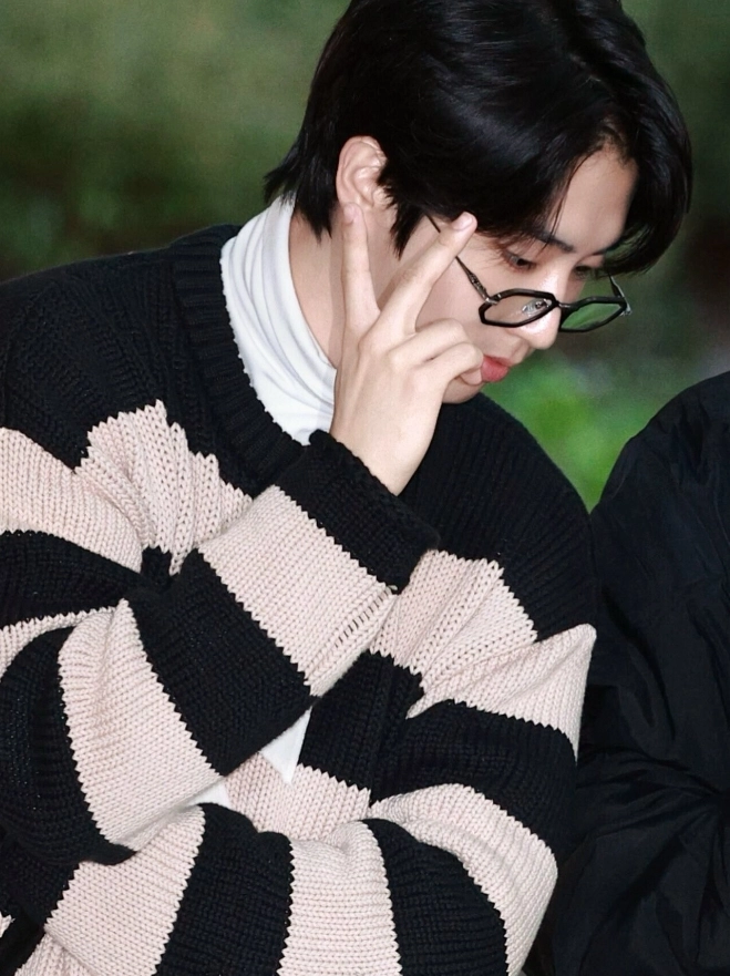[希少] BoTT ニット sweater black&white Men's Black and White Sweater Male Dual Color Casual Knit
