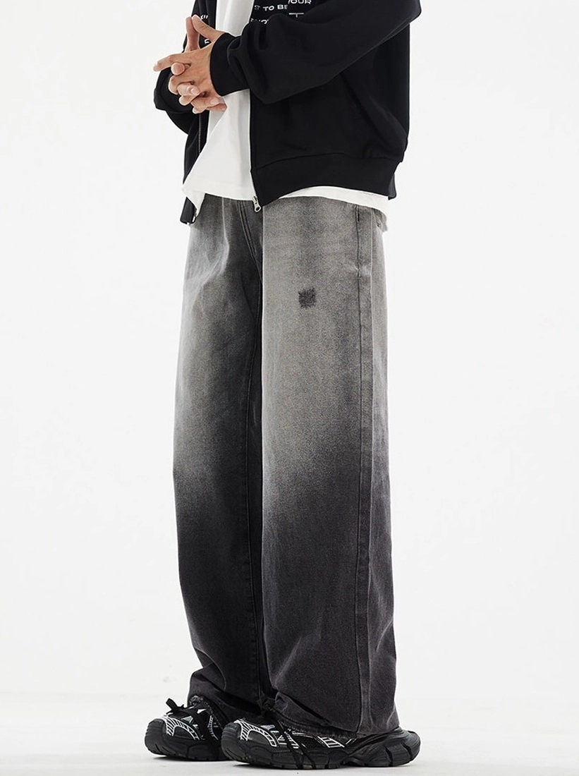パンツ KAIKO SHINING FADED DENIM PANTS BLACK 2 KAIKO SHINING FADED DENIM PANTS BLACK 2
