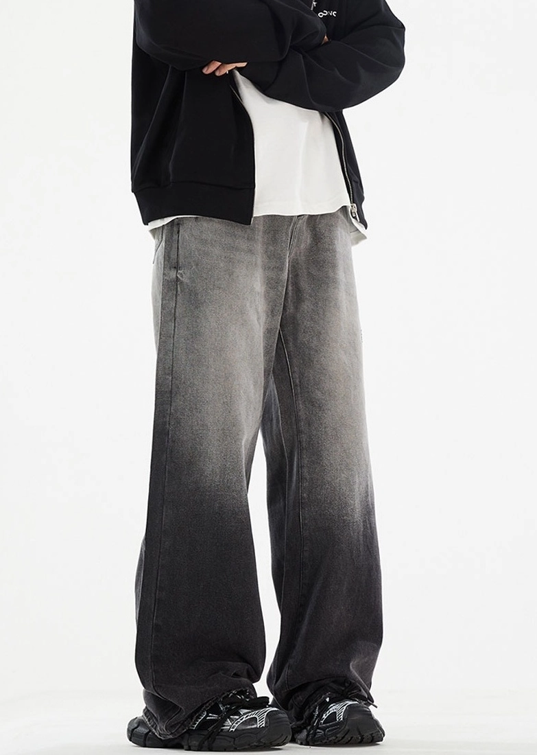 Black Gradient Denim Jeans | Hueningkai - TXT - Fashion Chingu
