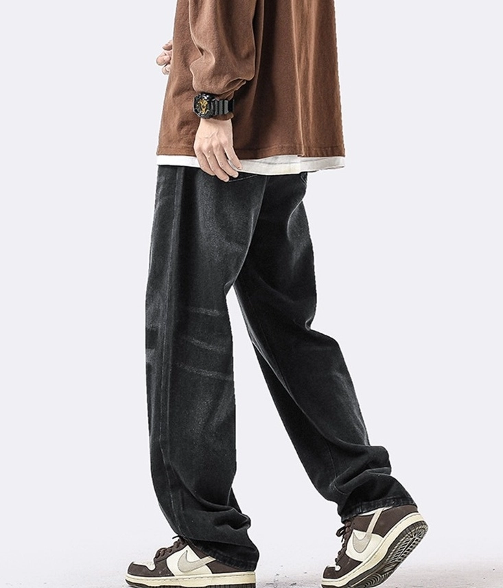 Black Washed Denim Patchwork Jeans | Jin - BTS - Fashion Chingu