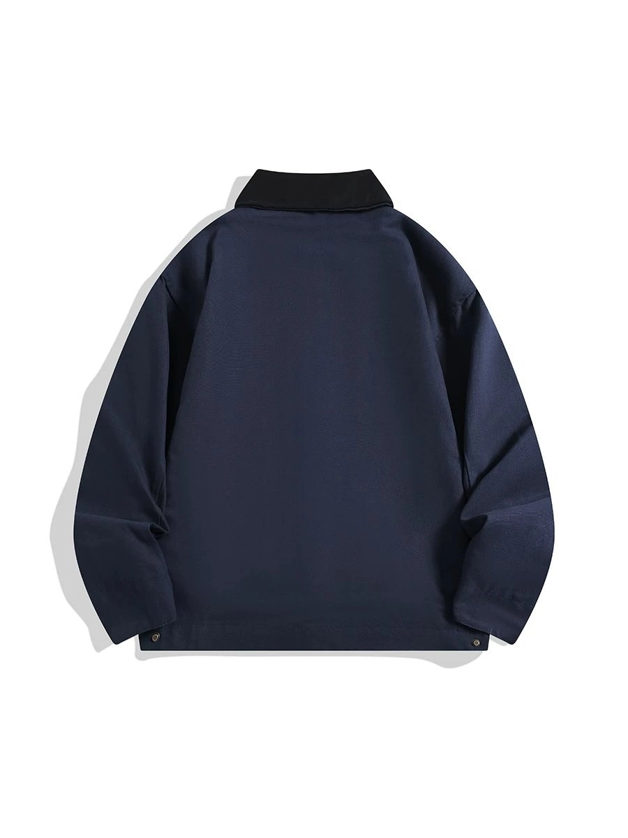 Blue Jacket With Black Collar | Hongjoong - ATEEZ - Fashion