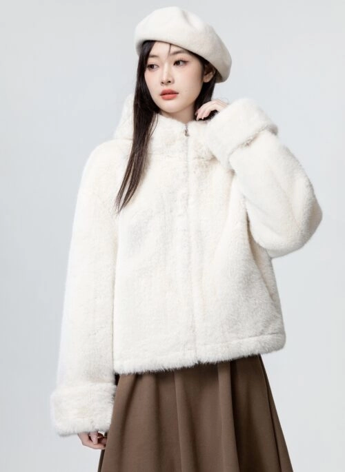 Blue Fringe Tweed Cropped Jacket - Fashion Chingu