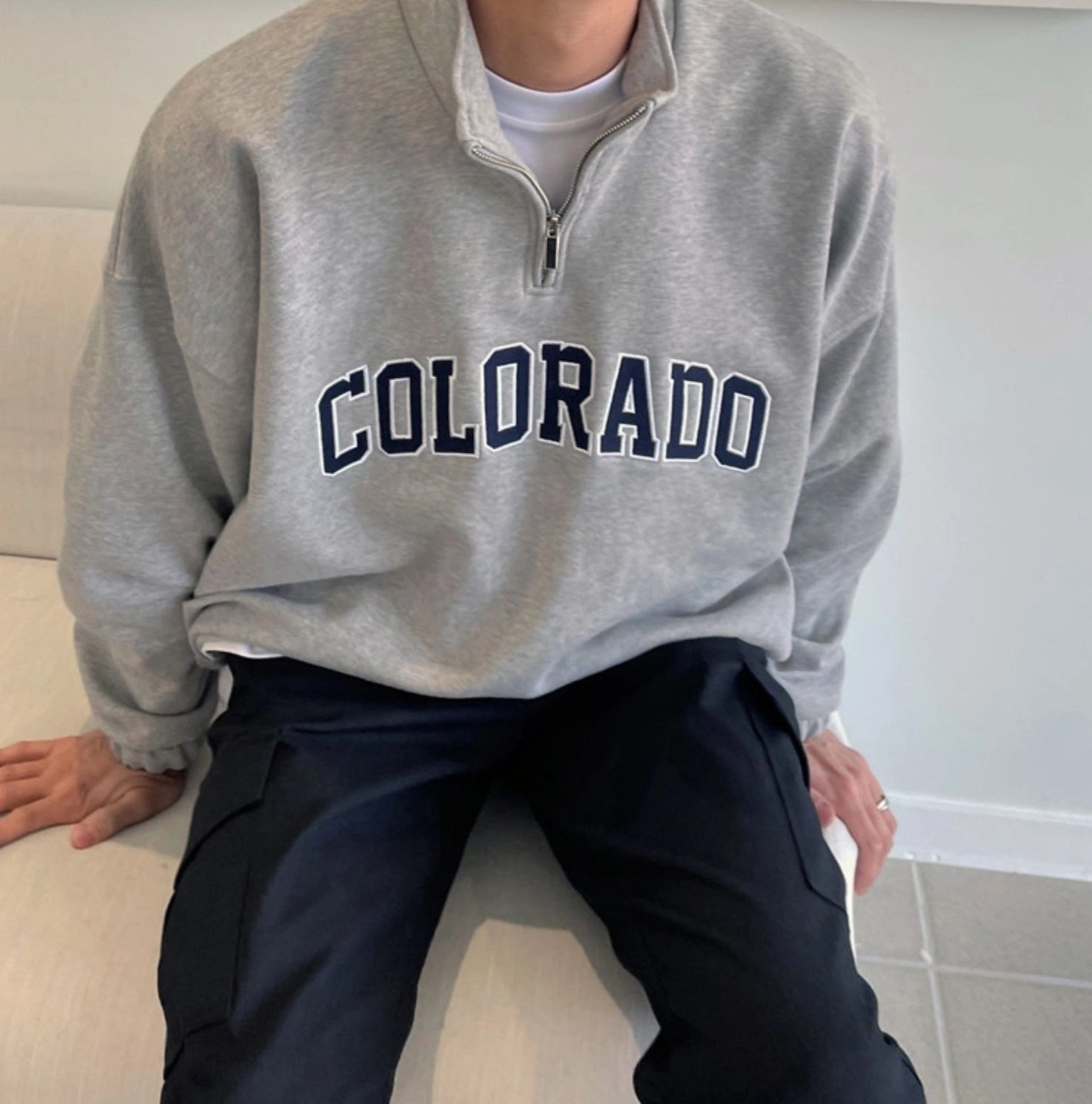 【U LAN】Colorado Pigment Printed Sweatshirt Colorado Pigment Printed Sweatshirt - ULAN | 60% - Asian