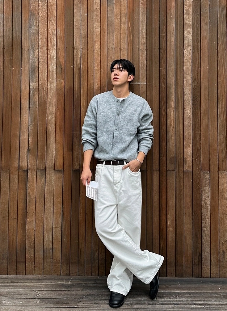 【2plan】Normal Button Ribbed Knit Cardigan Normal Button Ribbed Knit Cardigan - 2PLAN | 60% - Asian