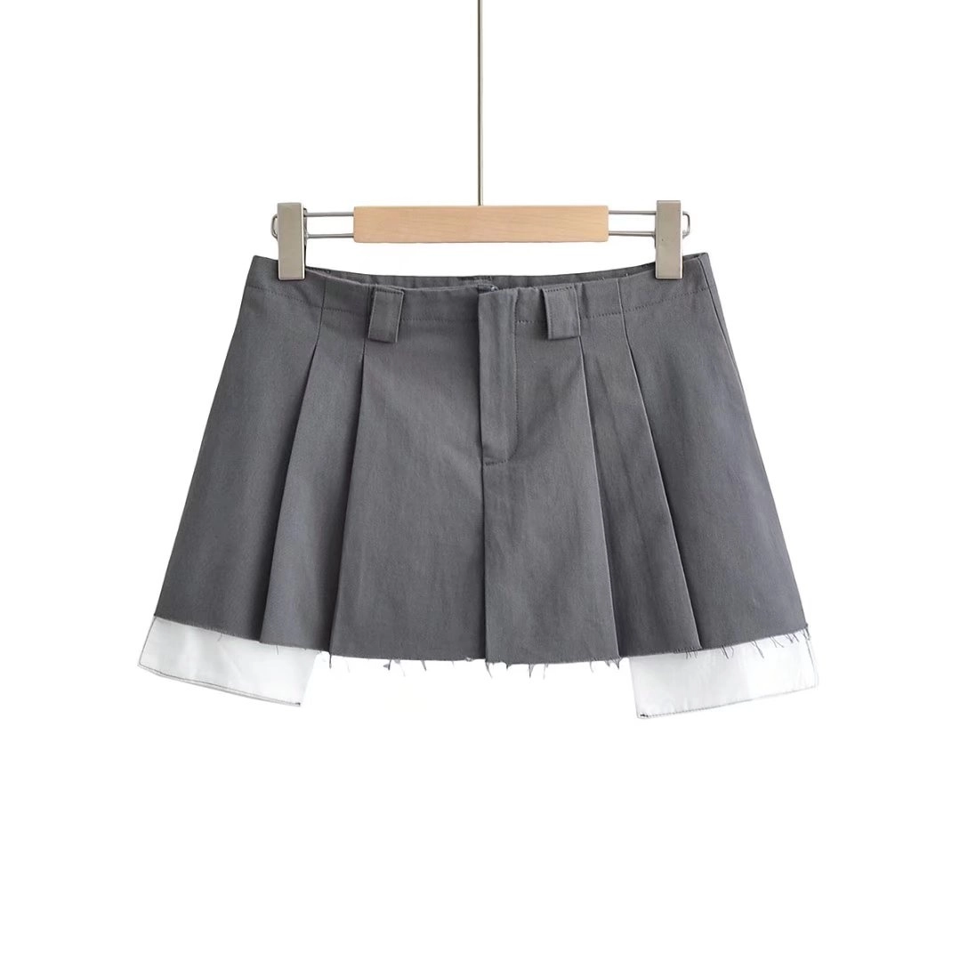☆HAE BY HAEKIM☆DETACHABLE PLEATED SKIRT DAWN BLACK mesh pleated skirt – ArtistaBudapest
