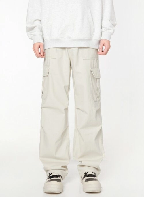 Ivory White Multi-Pocket Pants | Jin – BTS