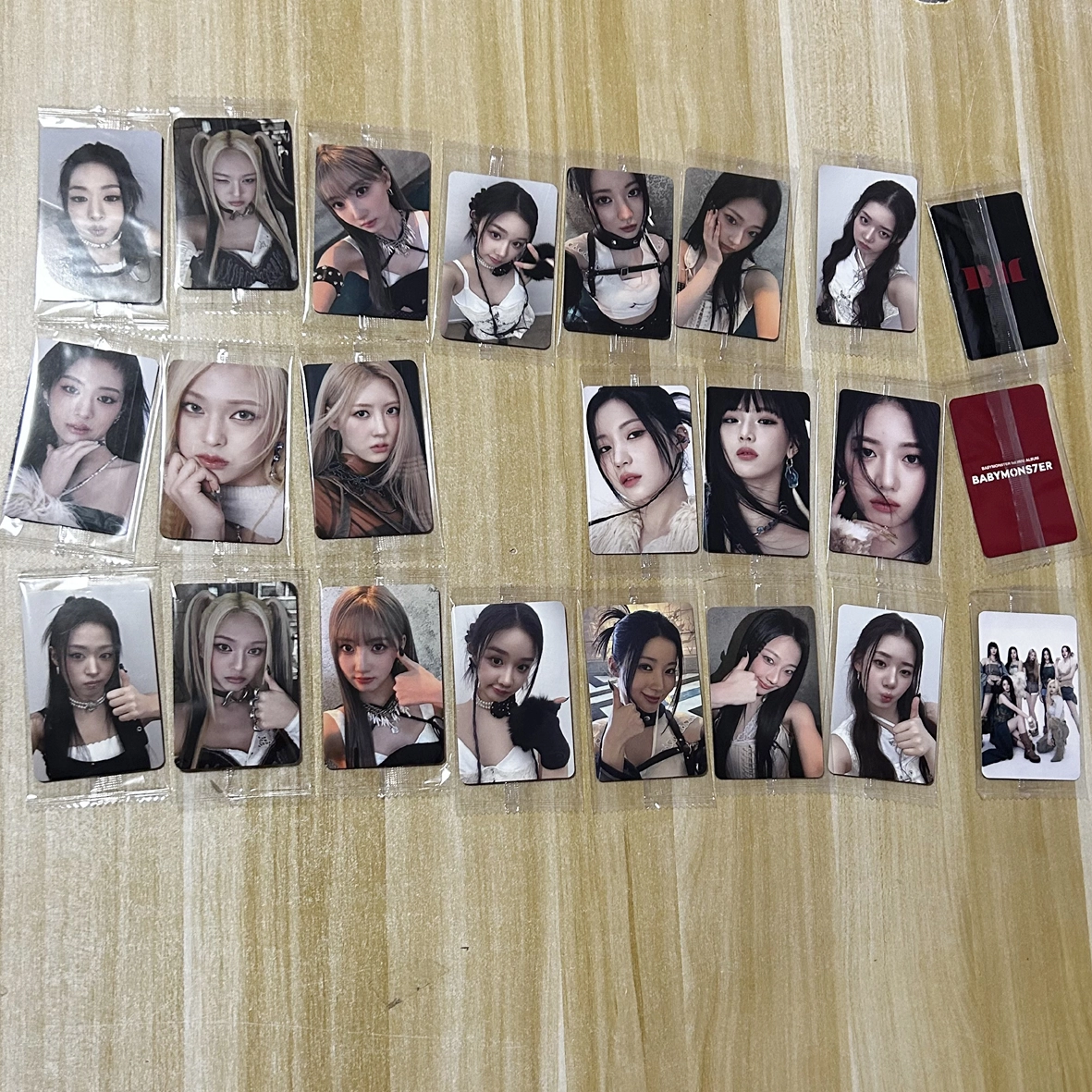 Official BabyMonster 'BABYMONS7ER' Photocard Collection
