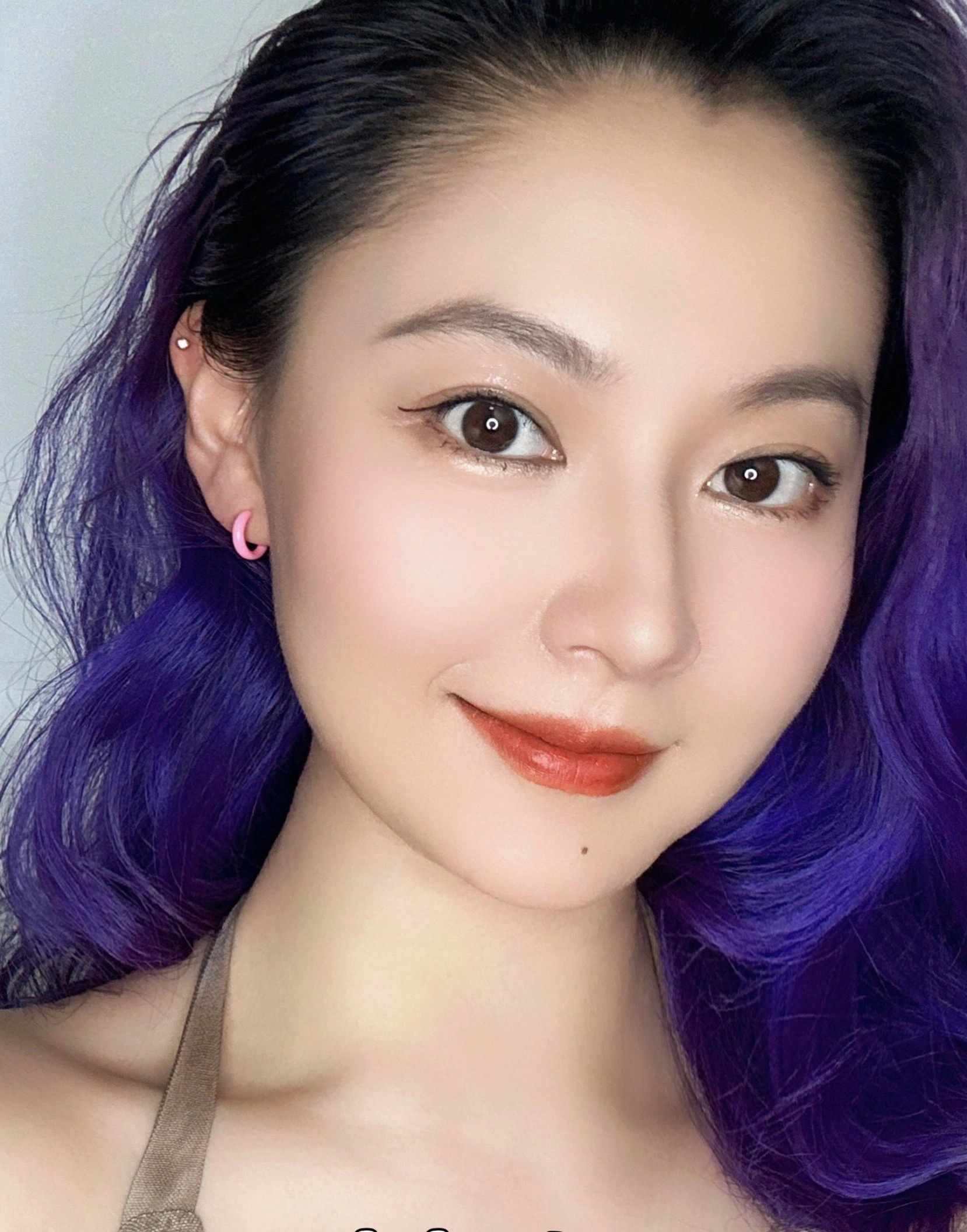 Pink C-Loop Earrings | Jurin - XG - Fashion Chingu