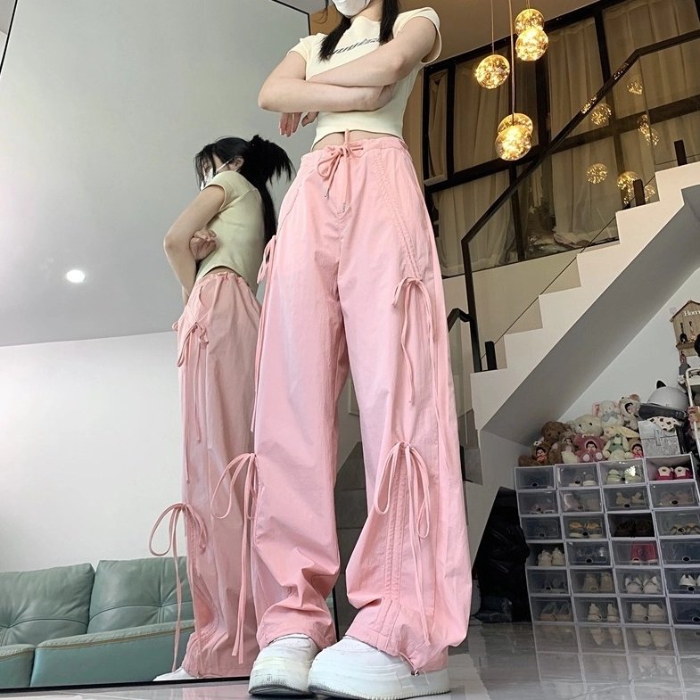 ☆韓国の人気☆【binary01】☆Tape Ribbon Training Pant.s☆ Ribbon Bondage Pants – axes femme from JAPAN