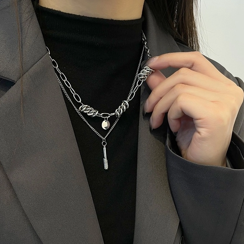 韓国発【LAZY DAWN】clip chain necklace N003/追跡付 韓国発【LAZY DAWN】clip chain necklace N003/追跡付 アクセサリー