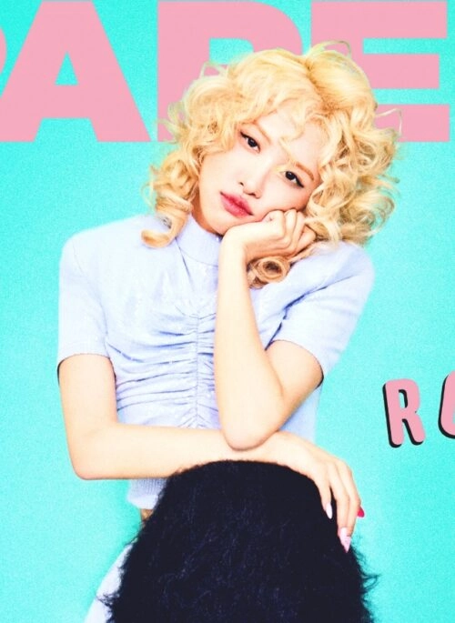 White Number One Girl T-Shirt | Rose - BlackPink - Fashion