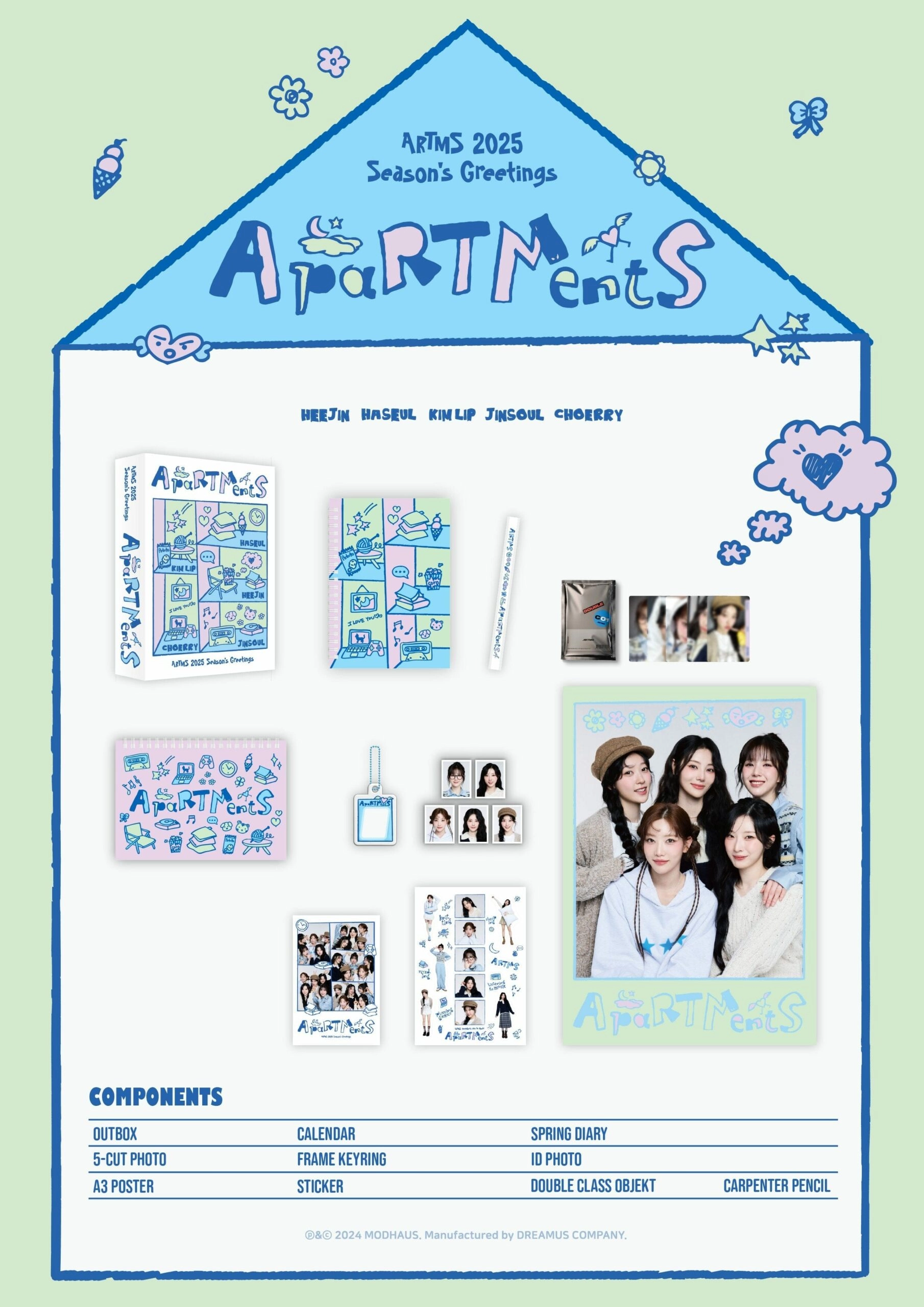 ARTMS 2025 SEASON'S GREETINGS [ApaRTMentS] - Fashion Chingu