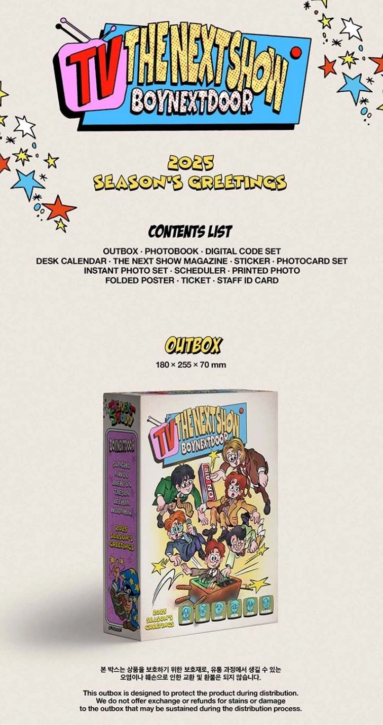 BOYNEXTDOOR 2025 SEASON'S GREETINGS [THE NEXT SHOW
